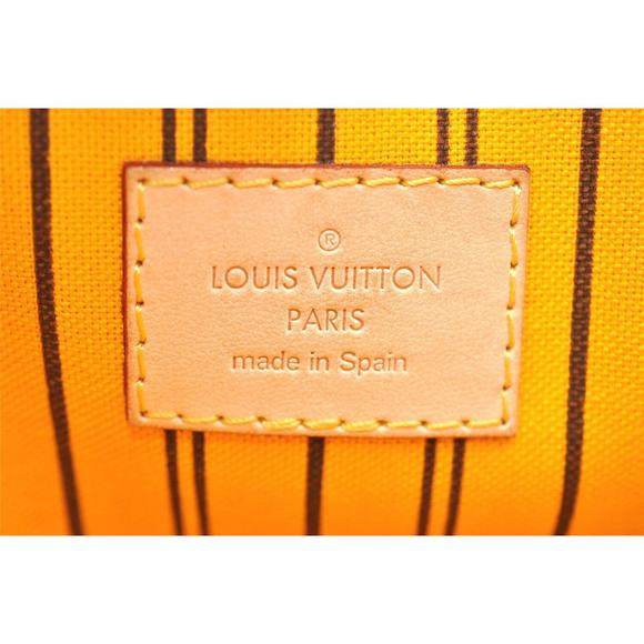 Auth Louis Vuitton Neverfull Pouch #76470L41B - Picture 9 of 15